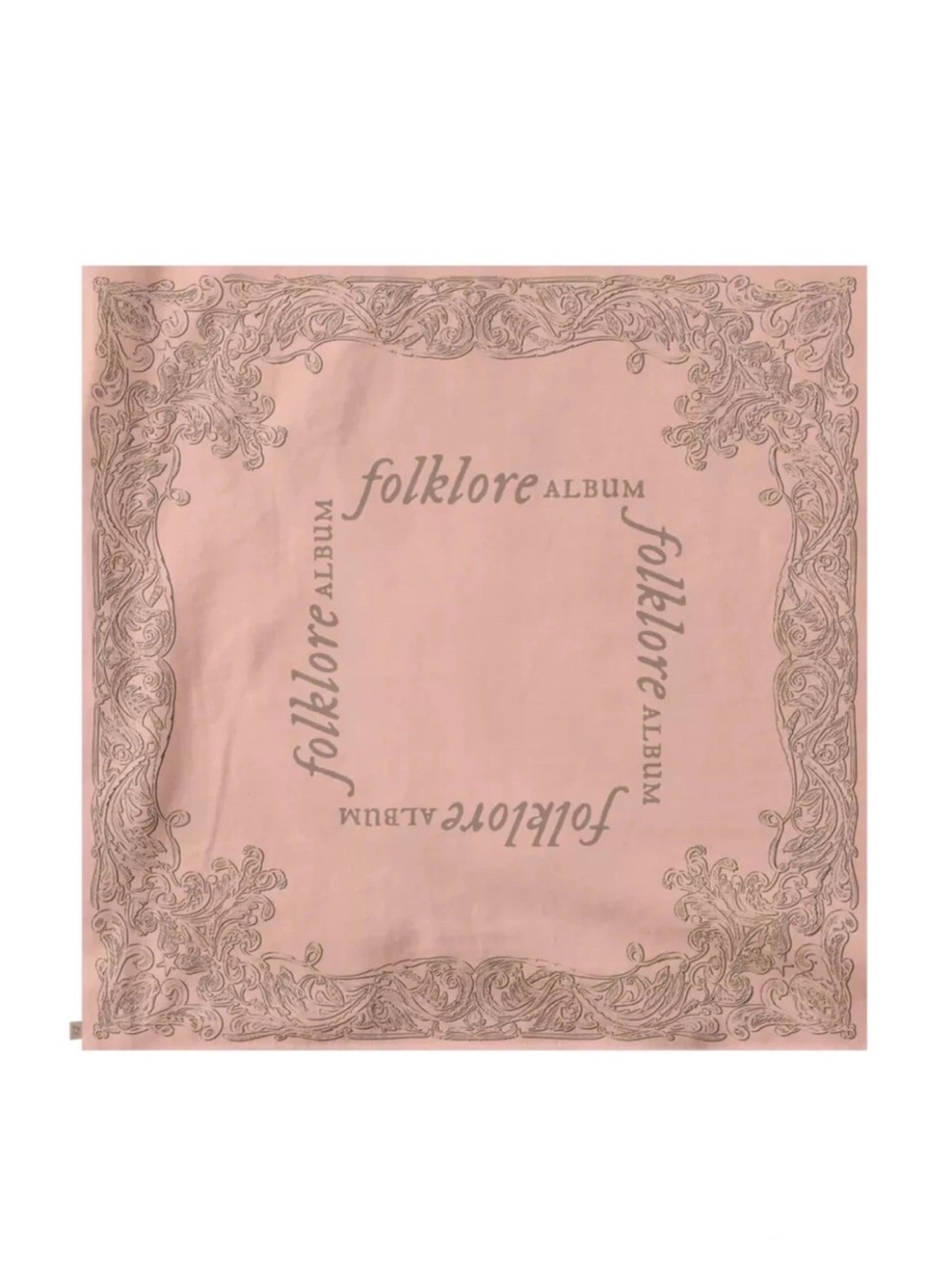 Taylor Swift Folklore Album Cobblestone Peach Bandana